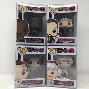 Funko Pop Movies Die Hard Collection #668 667 671 669 new in box